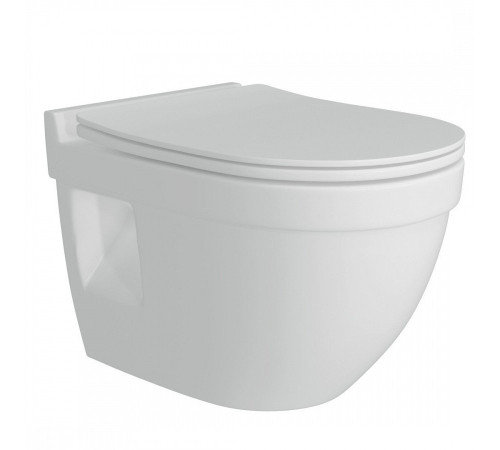 Комплект: инсталляция Grohe Rapid SL 38772001 с кнопкой и подвесным безободковым унитазом Teymi Vitra Pro T40806