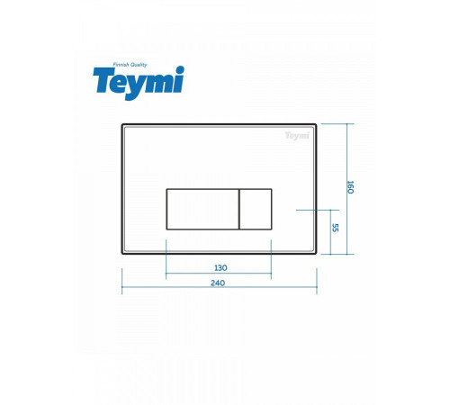 Комплект инсталляции Teymi Aina 52 T70011 + клавиша смыва Teymi Helmi T70202CH хром глянец Комплект инсталляции Teymi Aina 52 T70011 + клавиша смыва Teymi Helmi T70202CH хром глянец