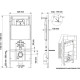 Инсталляция для унитаза Visam Slim 525 (EX-112-900) без кнопки