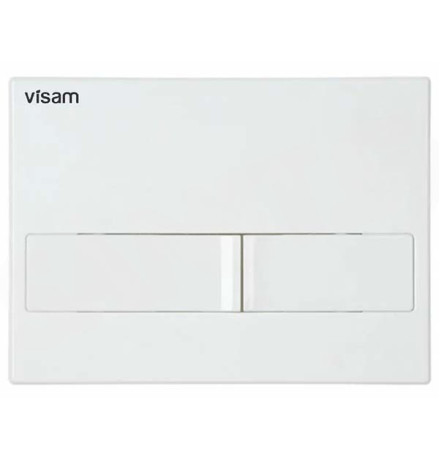 Кнопка для инсталляции Visam L1 (EX-226-003) белый глянец