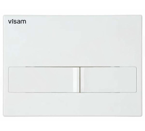 Кнопка для инсталляции Visam L1 (EX-226-003) белый глянец