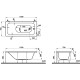 Акриловая ванна Vitra Optimum Neo (64560001000)