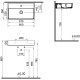 Умывальник Vitra ArchiPlan (7401B003-0001) 