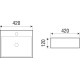 Умывальник WeltWasser WW Elbach 2177 MW  (10000004643) матовый