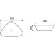 Умывальник WeltWasser WW Elbach 1043  (10000004581)