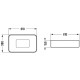 Умывальник WeltWasser WW Elbach 78575 GL-WT  (10000008698) 