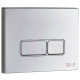 Комплект инсталляции Weltwasser Marberg 410 с кнопкой 410 SE и подвесным унитазом Amore di Mare Delio P203 Silver Line