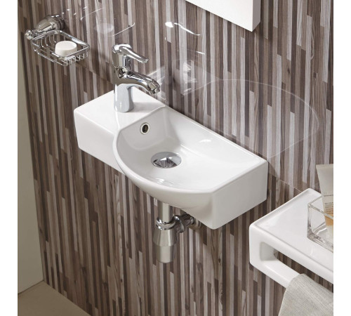 Умывальник  WeltWasser WW Aisbach 7950 GL-WT L (10000008692)   левый