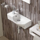 Умывальник  WeltWasser WW Aisbach 7950 GL-WT L (10000008692)   левый
