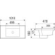 Умывальник WeltWasser WW Deilbach 7506-100 MT-BL  (10000005568)   