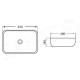 Умывальник WeltWasser WW Elbach 2143P MB  (10000004529) 