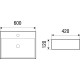 Умывальник WeltWasser WW Elbach 2173 MBL  (10000004506) 