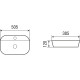 Умывальник  WeltWasser WW Elbach 2202 K509  (10000004548)  