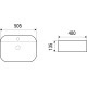 Умывальник  WeltWasser WW Elbach 2231  (10000003823) 