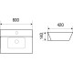 Умывальник WeltWasser WW Elbach 2253  (10000003835) 
