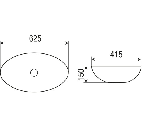 Умывальник WeltWasser WW Elbach 3077  (10000004564) 