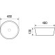 Умывальник WeltWasser WW Elbach 32066  (10000003845) 