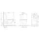 Напольный унитаз WeltWasser Rotbach 011 GL-WT (10000012211)