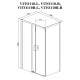  Душевой уголок Cerutti VITO110-L (110x80)