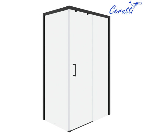  Душевой уголок Cerutti VITO110B-R (110x80)