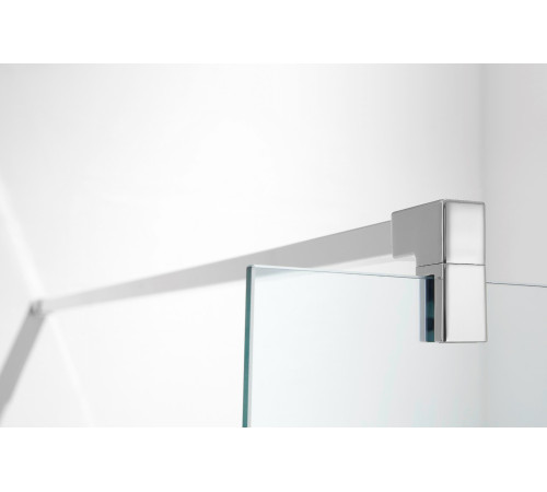 Душевая стенка Adema Реген Хром-120 Walk-in прозрачное стекло/хром (000001366)