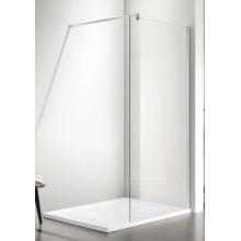 Душевая стенка Adema Реген Хром-80 Walk-in прозрачное стекло/хром (УТ-00002235)