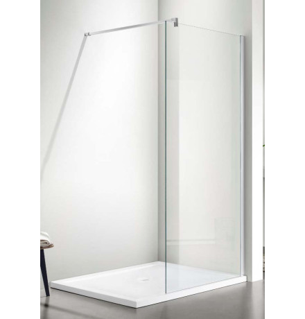 Душевая стенка Adema Реген Хром-100 Walk-in прозрачное стекло/хром (000001362)