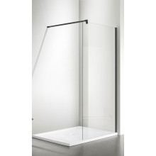 Душевая стенка Adema Реген Блэк-120 Walk-in прозрачное стекло (000001367)