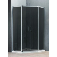 Душевой уголок Adema Glass Line Penta 90x90 тонированное стекло (000001087)