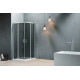 Душевой уголок Adema Glass Line Vierkant 80x80 тонированное стекло (000001400)