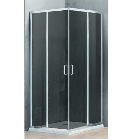 Душевой уголок Adema Glass Line Vierkant 80x80 тонированное стекло (000001400)