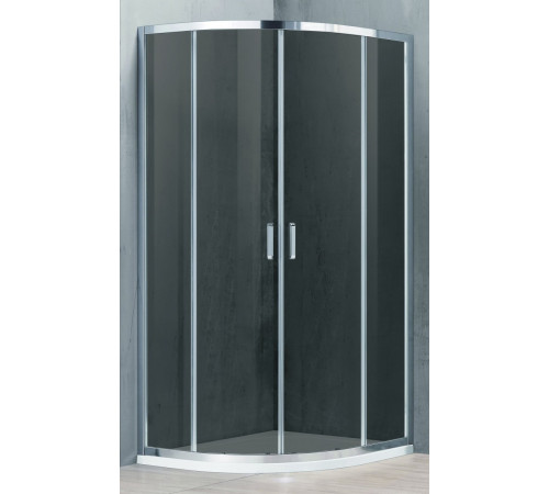 Душевой уголок Adema Glass Line 100x90 тонированное стекло (УТ0000112)