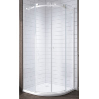 Душевой уголок Adema Слайд / Slide 90x90 прозрачное стекло / хром (УТ0000118)