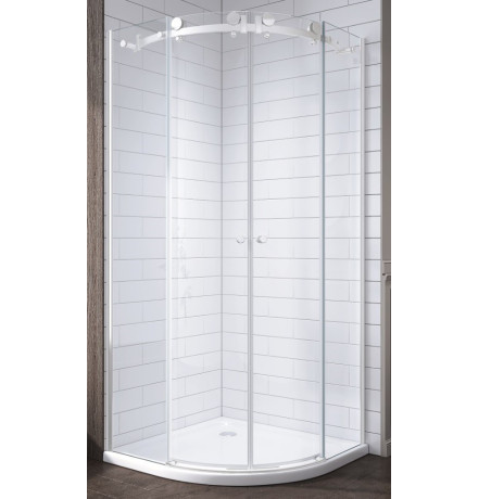 Душевой уголок Adema Слайд / Slide 100x100 прозрачное стекло / хром (УТ0000119)