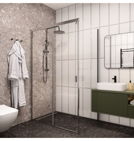  Душевой уголок Cerutti Marbella 120 левый