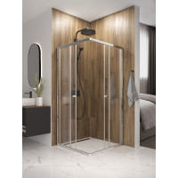 Душевой уголок Domani-Spa Shape 2 99 без поддона (DS04Sp99(2)L0Cl00.Chrome)