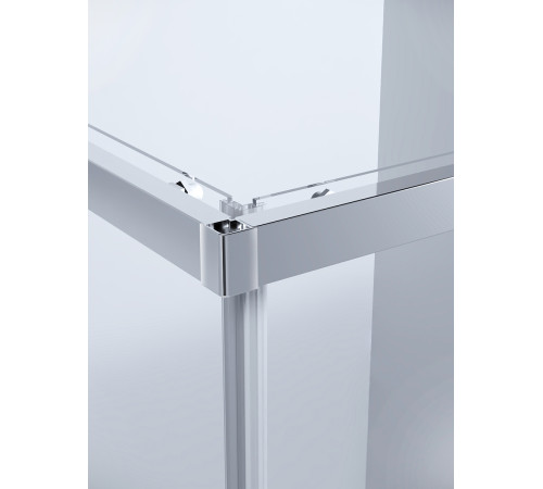 Душевой уголок Domani-Spa Shape 2 99 без поддона (DS04Sp99(2)L0Cl00.Chrome)