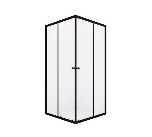 Душевой уголок Domani-Spa Shape 2 99 без поддона (DS04Sp99(2)L0Cl00.Gt-Black)