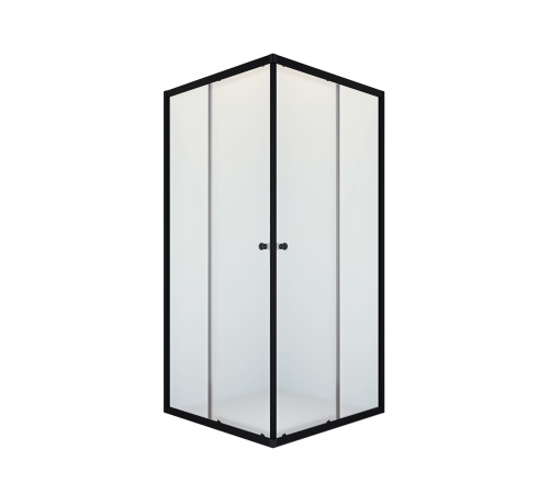 Душевой уголок Domani-Spa Shape 2 99 без поддона (DS04Sp99(2)L0M00.Gt-Black)