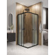 Душевой уголок Domani-Spa Shape 2 99 без поддона (DS04Sp99(2)L0M00.Gt-Black)