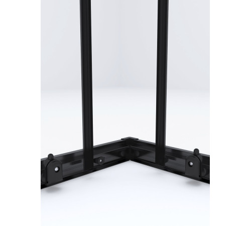 Душевой уголок Domani-Spa Shape 2 99 без поддона (DS04Sp99(2)L0St00.Gt-Black)
