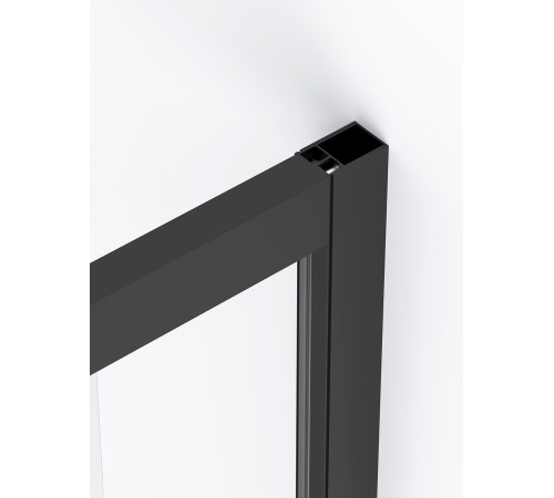 Душевой уголок Domani-Spa Shape 2 99 без поддона (DS04Sp99(2)L0St00.Gt-Black)
