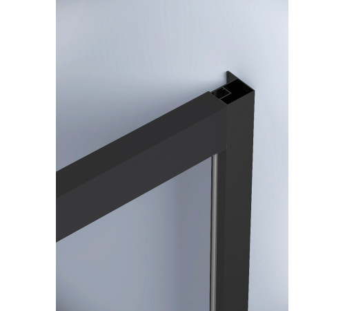 Душевой уголок Domani-Spa Shape 2 99 без поддона (DS04Sp99(2)L0St00.Gt-Black)