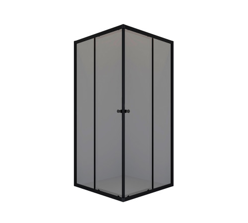 Душевой уголок Domani-Spa Shape 2 99 без поддона (DS04Sp99(2)L0T00.Gt-Black)