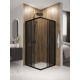 Душевой уголок Domani-Spa Shape 2 99 без поддона (DS04Sp99(2)L0T00.Gt-Black)