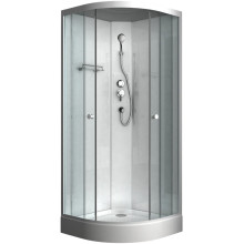 Душевая кабина ODA 8520NP 85x85 стекла прозрачные, профиль хром