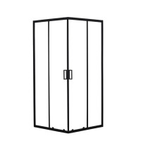 Душевой уголок ODA B88037 80x80 прозрачное стекло / черный
