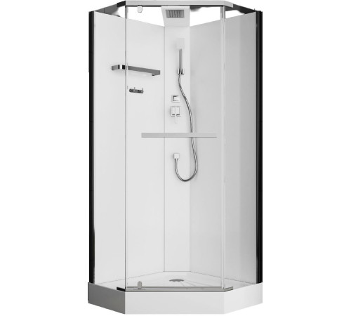 Душевая кабина ODA H901 90x90 стекла прозрачные, профиль хром