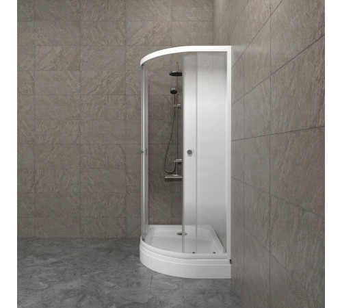 Душевой уголок Triton Коралл-Лайт А1 (градиент) 120х80 левый с поддоном (000003064)