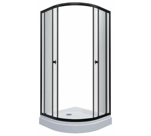 Душевой уголок Triton Альфа Блэк А1 90x90 с поддоном (000001904)